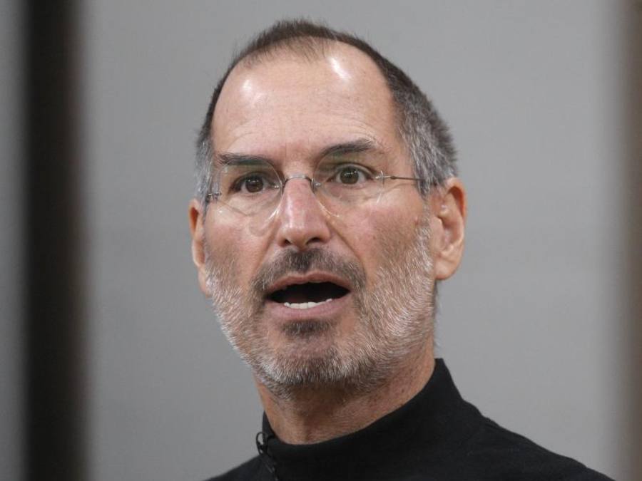 Der ehemalige Apple-Chef Steve Jobs, aufgenommen 2007 in Berlin bei der Vorstellung des iPhones. Foto: Peer Grimm