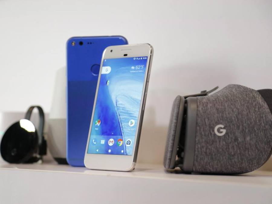 Das Google-Smartphone Pixel phone, Google Home, und Google Daydream wurden in San Francisco vorgestellt. Foto: John G. Mabanglo