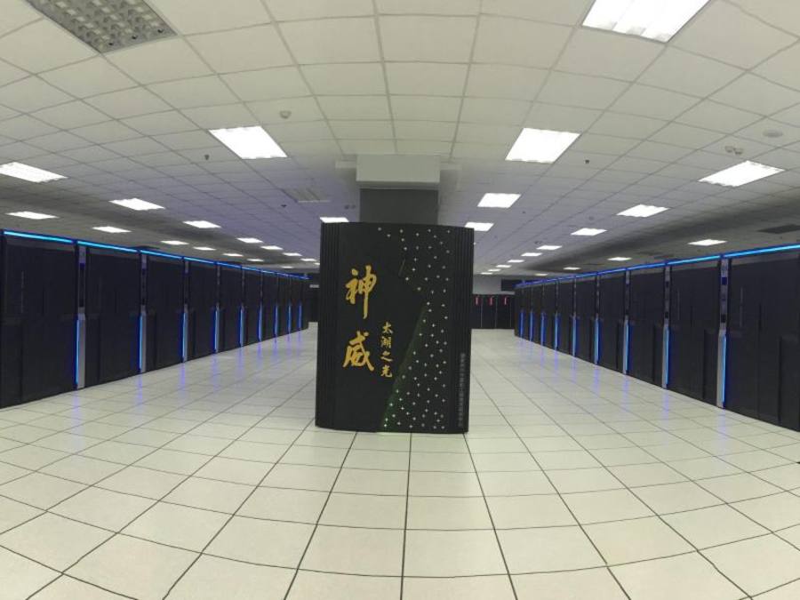 Rechenleistung, so weit das Auge reicht: Der chinesische Supercomputer Sunway TaihuLight. Foto: National Supercomputing Center
