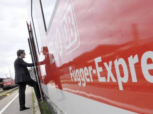 Der Fugger-Express zwischen Augsburg und München ist schon mit kostenlosem WLAN ausgestattet. Foto: Stefan Puchner