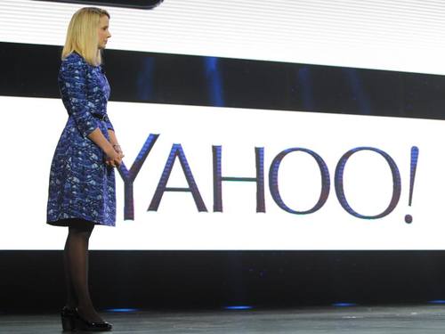 Die heutige Yahoo-Konzernchefin Marissa Mayer. Foto: Britta Pedersen