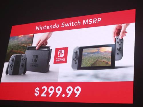 Die Switch-Konsole ist der große Hoffnungsträger für Nintendo. Foto: Koji Sasahara