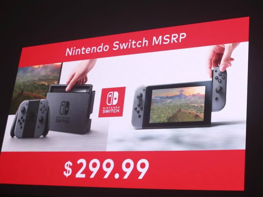 Die Switch-Konsole ist der große Hoffnungsträger für Nintendo. Foto: Koji Sasahara