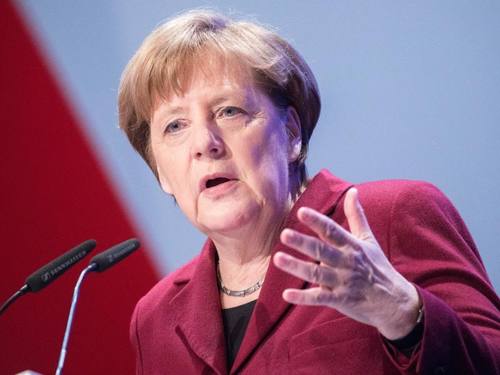 Angela Merkel ist für einheitliche EU-Regelungen für das Eigentum an digitalen Daten. Foto: Michael Kappeler