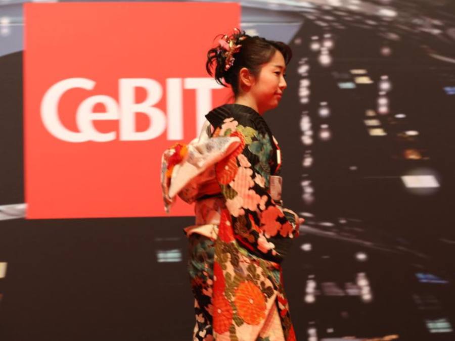 Japan ist Partnerland der CeBIT 2017. Foto: Friso Gentsch