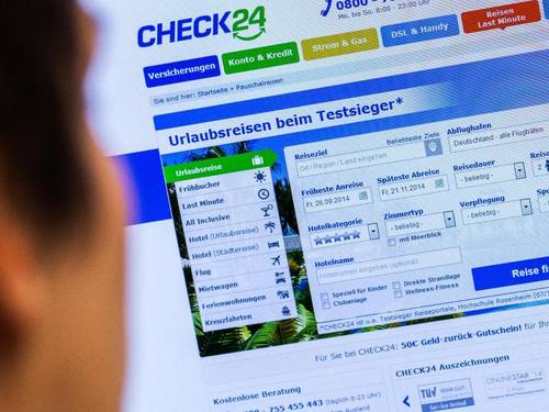 Check24 muss künftig seine Kunden vor dem Online-Abschluss einer Versicherung besser informieren und gründlicher beraten als bisher. Foto: Christoph Schmidt