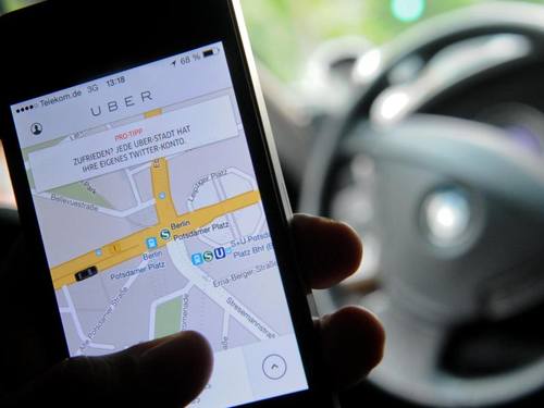 Das Start-up Uber bringt über seine Smartphone-App Fahrer und Fahrgäste zusammen. Foto: Britta Pedersen