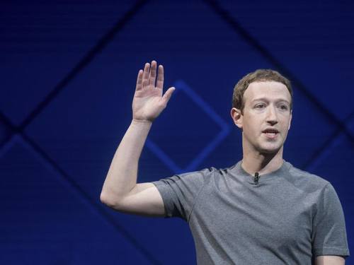 Zum Auftakt der hauseigenen Entwicklerkonferenz F8 wirkte Facebooks Gründer und Chef Mark Zuckerber locker und gut aufgelegt Foto: Noah Berger