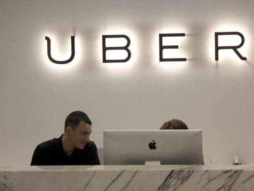 Eine Uber-Filiale in San Francisco. Das Unternehmen steht wegen seiner Praktiken immer wieder in der Kritik. Foto: Christoph Dernbach