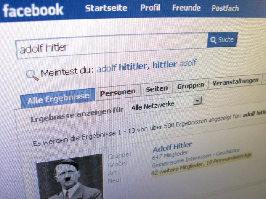 Facebook blockiert laut internen Unterlagen nur in vier Ländern Einträge mit Holocaust-Leugnung. Foto: Archiv