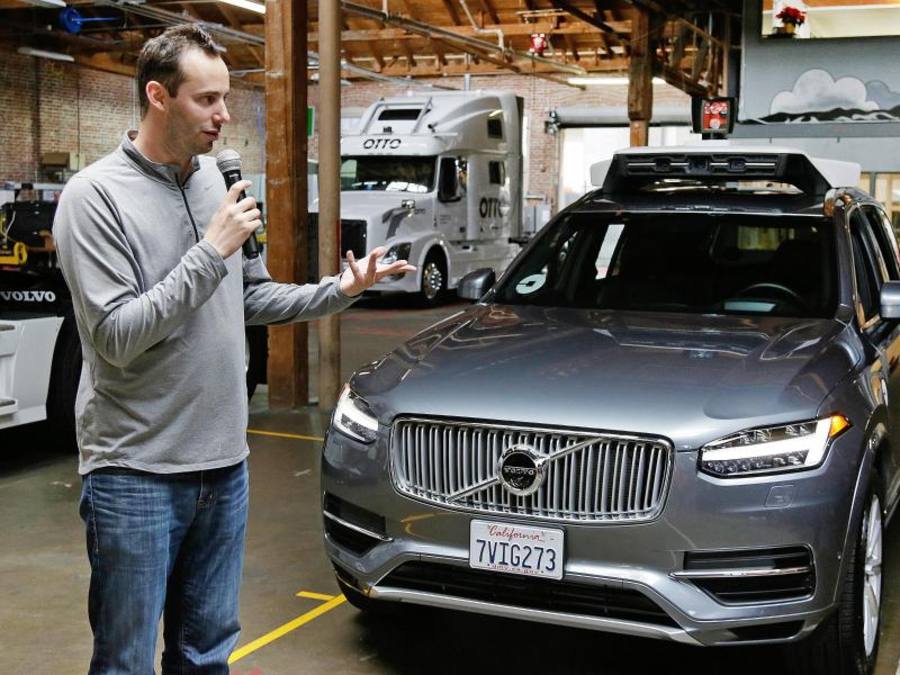 Google-Schwesterfirma Waymo wirft dem früheren Google-Manager Levandowski in einer Klage gegen Uber vor, er habe vor seinem Abgang beim Internet-Konzern tausende vertrauliche Dokumente mitgenommen. Foto: Eric Risberg