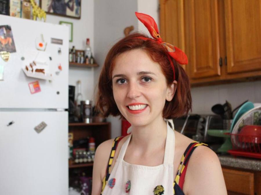 «Troll Cake»-Bäckerin Kat Thek. Ihre Kuchen verziert sie mit Beleidungen. Foto: Stephanie Ott
