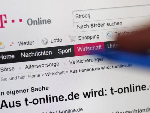 Auch nach der Übernahme durch den Werbevermarkter Ströer vor knapp zwei Jahren ist T-Online das meistgenutzte deutsche Medienportal. Foto: Martin Gerten/Archiv