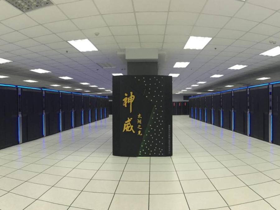 Der Sunway TaihuLight Supercomputer im staatlichen chinesischen Supercomputing-Center in China. Foto: National Supercomputing Center