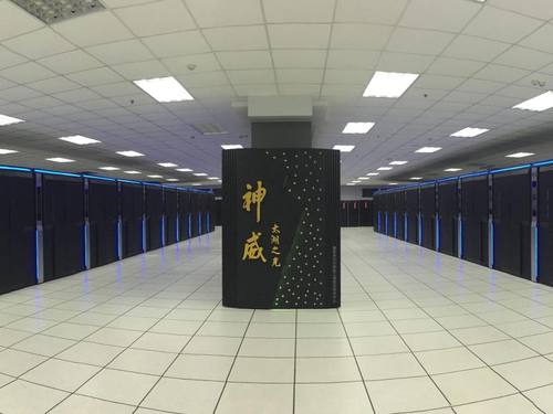 Der Sunway TaihuLight Supercomputer im staatlichen chinesischen Supercomputing-Center in China. Foto: National Supercomputing Center