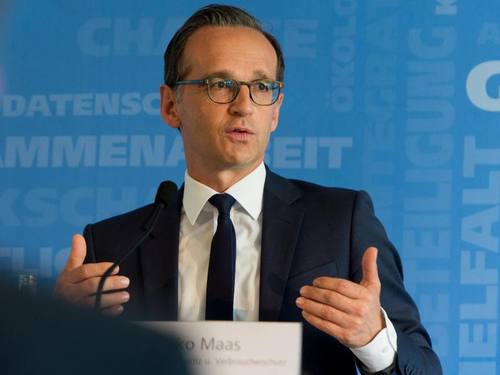 Heiko Maas vergangene Woche bei einer DGB-Tagung in Berlin. Ein Gesetzentwurf des Bundesjustizministers zur Bekämpfung von Hasskommentaren stößt bei Experten auf Kritik. Foto: Monika Skolimowska