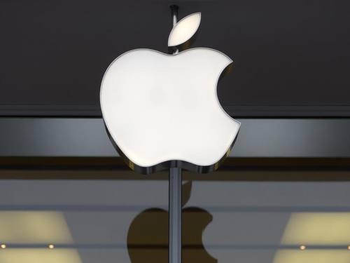 Das Apple-Logo ist an einem Apple-Store in Washington, DC, USA zu sehen. Foto: Shawn Thew/Illustration