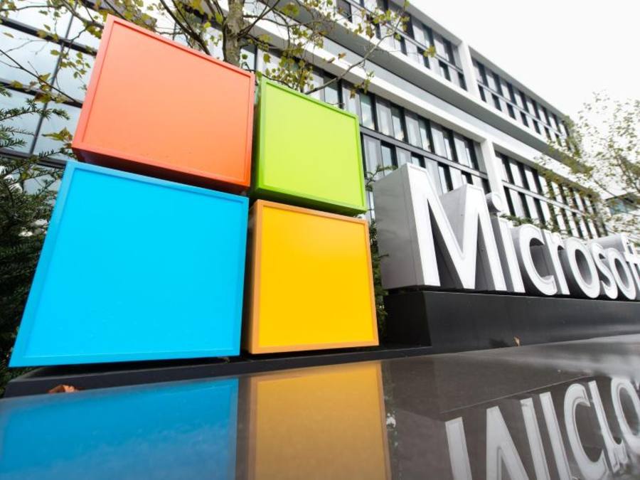 Microsoft in München: Von dem Berliner Newsroom aus sollen auch verschiedene Apps für Deutschland, Österreich, Schweiz, Schweden und Polen bestückt werden, wie der US-Konzern mitteilte. Foto: Matthias Balk