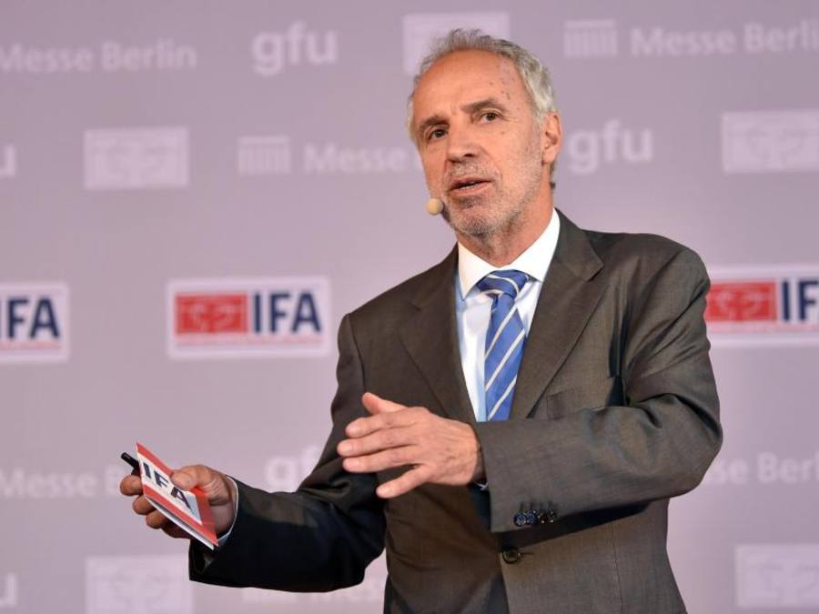 Das Konsumklima befinde sich derzeit auf einem 16-Jahre-Hoch, sagte Hans-Joachim Kamp, Aufsichtsratsvorsitzender der gfu, in Berlin. Foto: Britta Pedersen