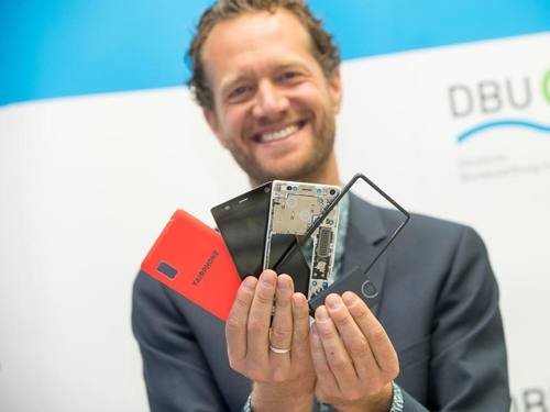 Fairphone-Chef Bas van Abel. Foto: Daniel Karmann