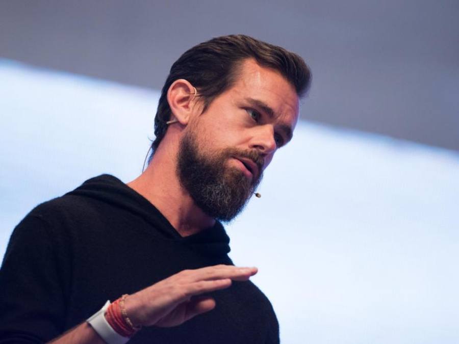 Jack Dorsey, Vorstandsvorsitzender von Twitter, während der Digitalmesse dmexco in Köln. Foto: Rolf Vennenbernd