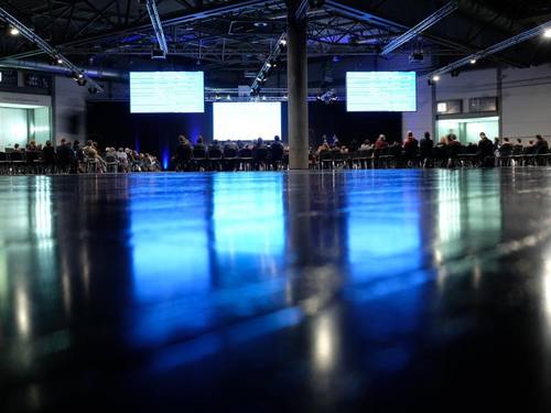 Bei dem größten Hackerkongress Europas haben sich rund 15.000 Teilnehmer angemeldet. Foto: Sebastian Willnow