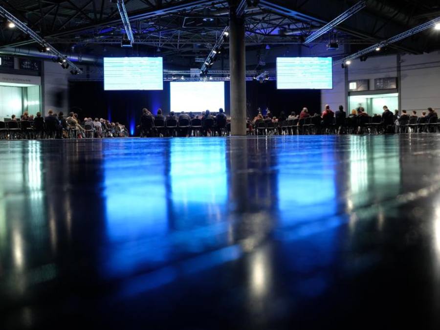 Bei dem größten Hackerkongress Europas haben sich rund 15.000 Teilnehmer angemeldet. Foto: Sebastian Willnow