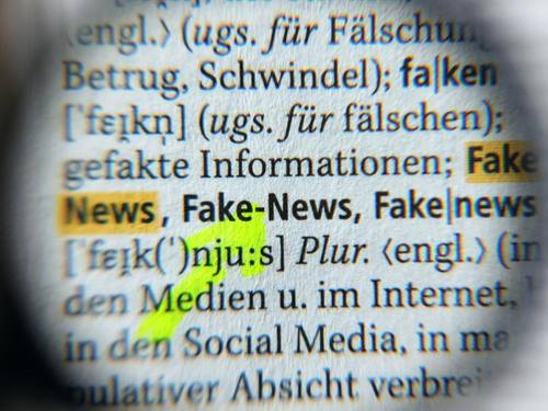 Das Phänomen der Fake News Foto: Jens Kalaene/Symbolbild