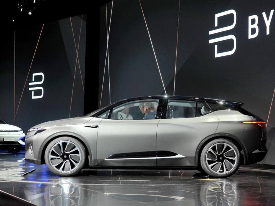 Der chinesische Elektro-SUV Byton soll deutsche Premium-Autobauer herausfordern. ((Foto: Andrej Sokolow))