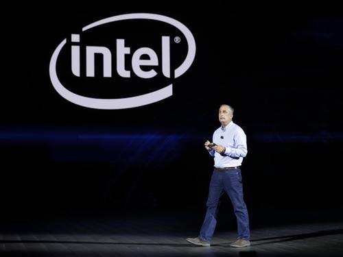 Intel-Firmenchef Brian Krzanich spricht in Las Vegas im Rahmen der Elektronikmesse CES. ((Foto: Jae C. Hong))