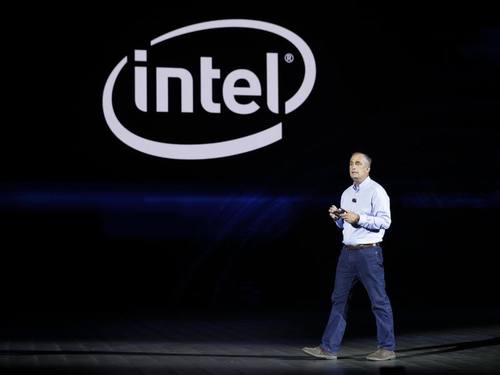 Intel-Chef Brian Krzanich spricht auf der Elektronikmesse CES in Las Vegas. ((Foto: Jae C. Hong))