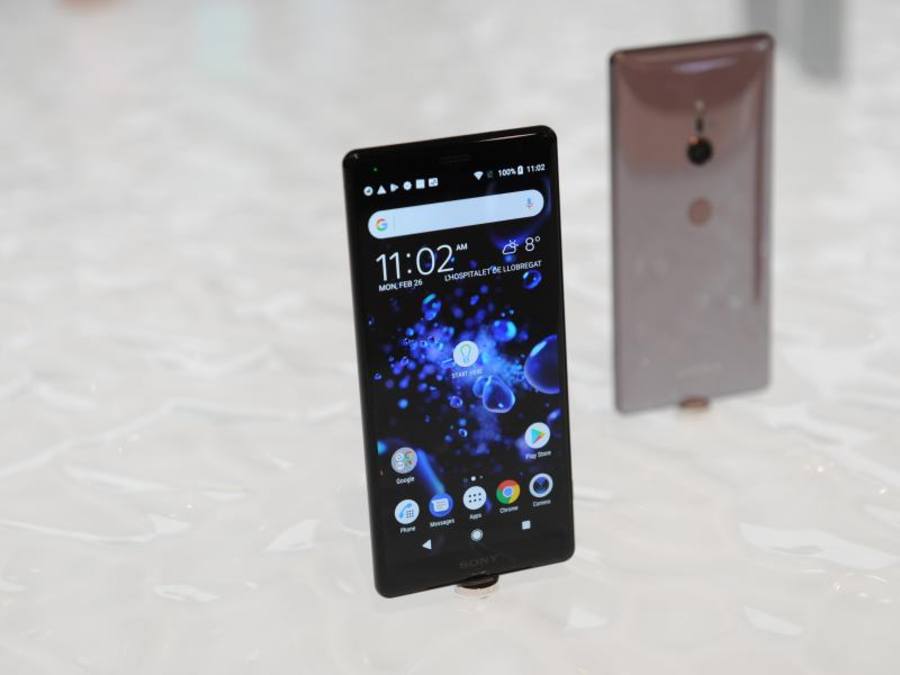 Das neue Sony-Smartphone Xperia XZ2 ((Foto: Andrej Sokolow))