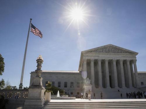 Ein Urteil des Supreme Courts in Washington wird bis Juni erwartet. ((Foto: J. Scott Applewhite/AP))