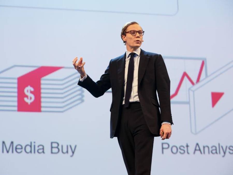 Der Datenexperte Alexander Nix ist Geschäftsführer von Cambridge Analytica. ((Foto: Christian Charisius/Archiv))