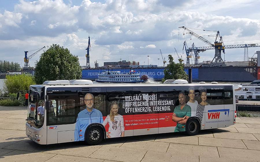 VHH zählt mit 527 Bussen zu den größten Nahverkehrs­unternehmen in Norddeutschland.