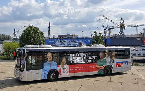 VHH zählt mit 527 Bussen zu den größten Nahverkehrs­unternehmen in Norddeutschland.