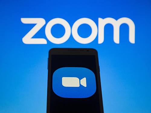 Die Umsätze des Videokonferenz-Dienstes Zoom gehen merklich zurück. Foto: Andre M. Chang/ZUMA Wire/dpa