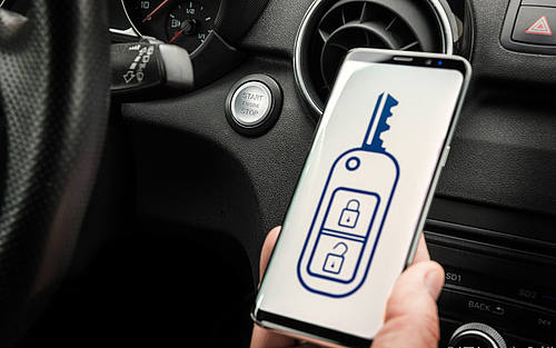 Virtuelle Autoschlüssel
