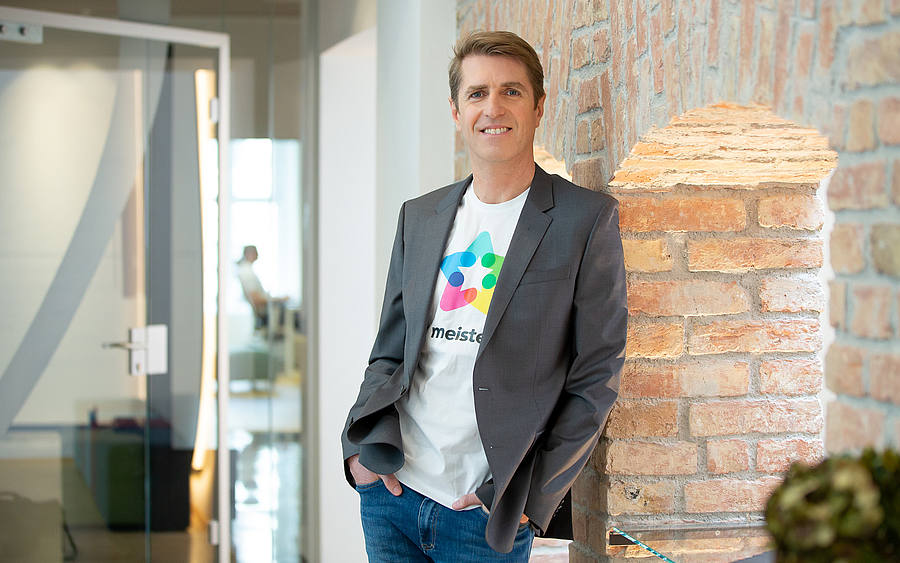 Michael Hollauf, Mitgründer und CEO von Meister
