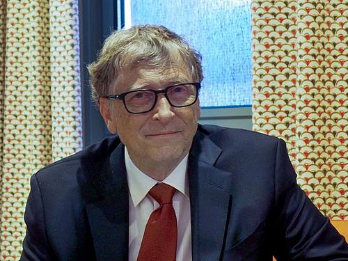 US-Milliardär Bill Gates. Foto: Christian Böhmer/dpa