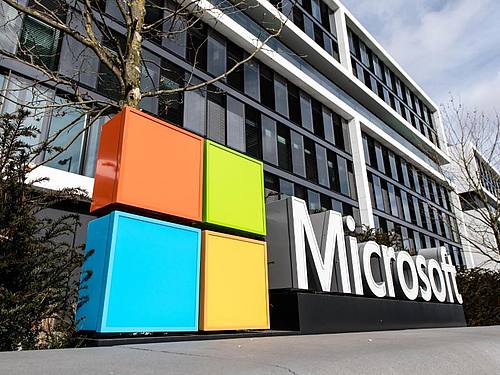 Die Microsoft-Deutschland-Zentrale in München. Foto: Matthias Balk