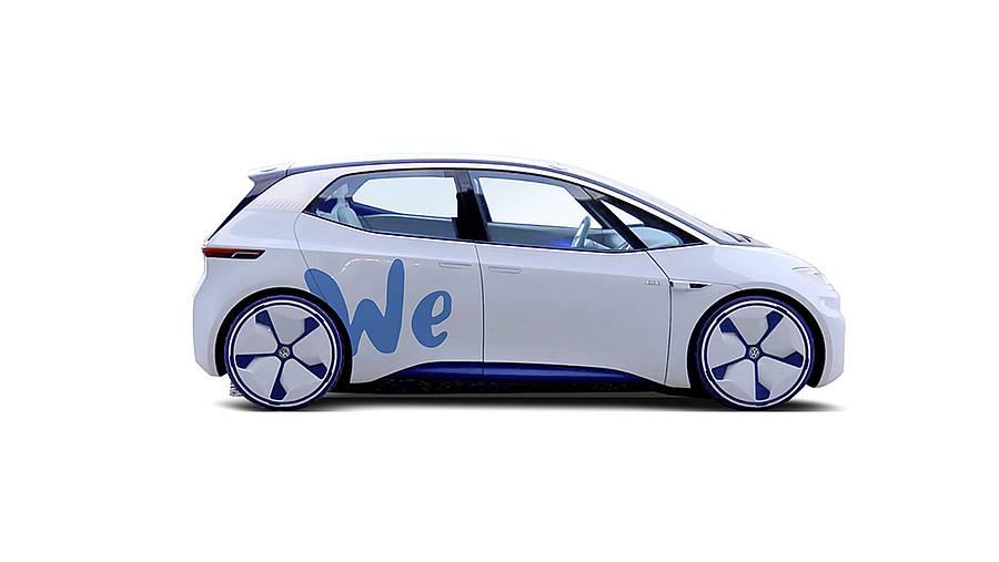 Der VW I.D. im Carsharing-Look. 