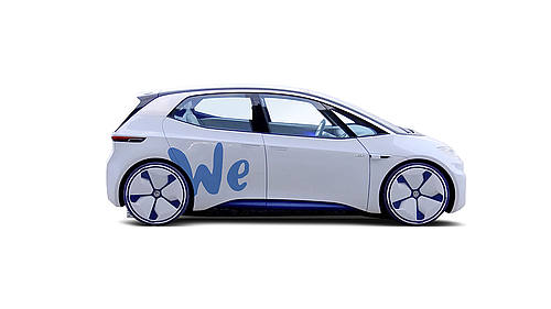 Der VW I.D. im Carsharing-Look. 