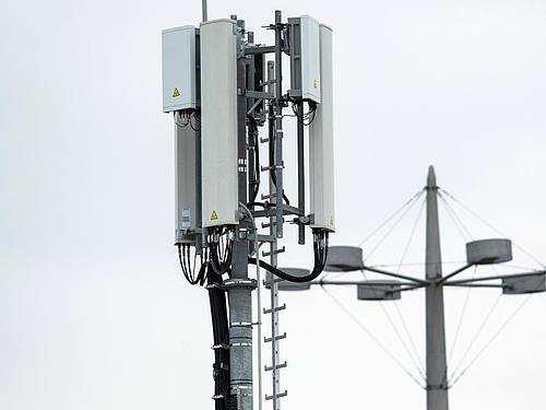 Totale eines Mobilfunkmastes
