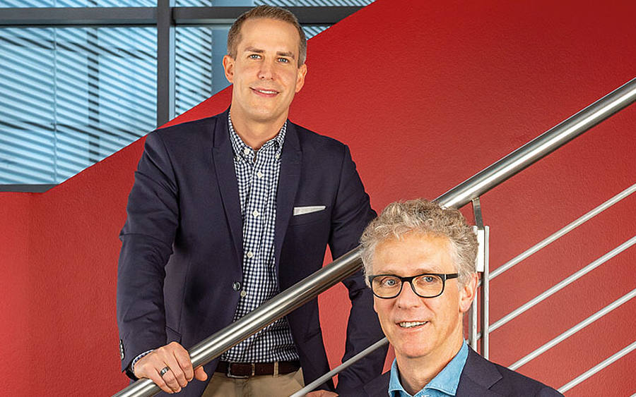 Die Geschäftsführer der Gebr. Jancke GmbH: Sebastian Jancke (links) und Rainer Vent.