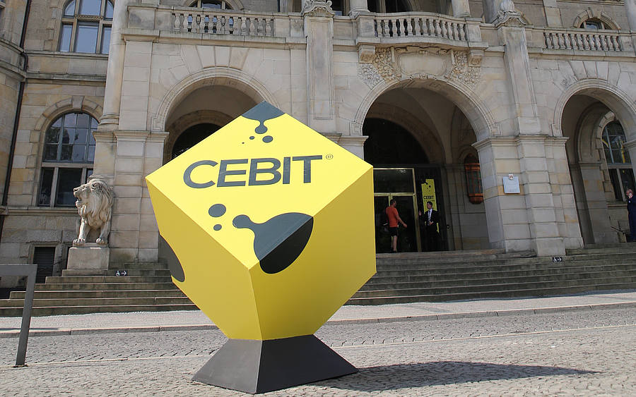 Die Cebit Preview fand im Neuen Rathaus in Hannover statt.