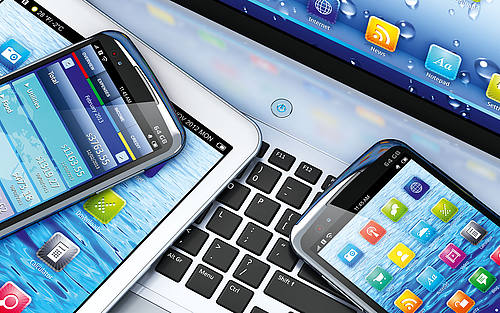 Diverse Mobile Endgeräte