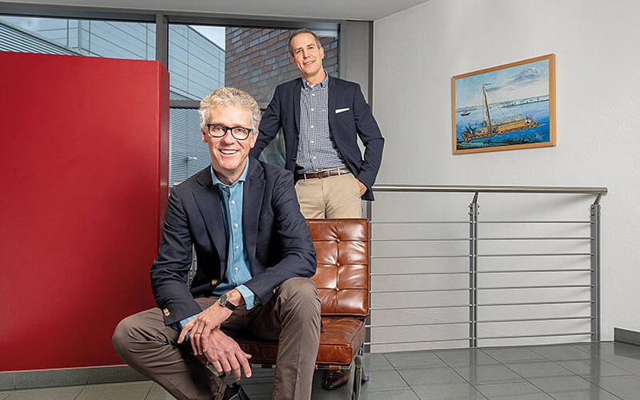 Die Geschäftsführer der Gebr. Jancke GmbH: Sebastian Jancke (links) und Rainer Vent.
