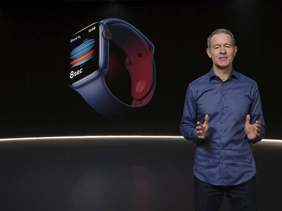 Apple präsentiert die neue Apple-Watch. Foto: Apple/Apple via AP/dpa