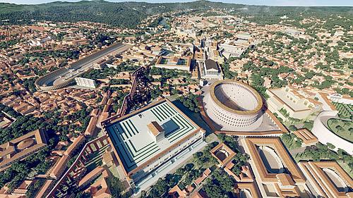 3D-Rekonstruktion „Rome Reborn 4.0“